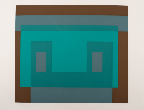 Light blue / teal / brown rectangles mixed together