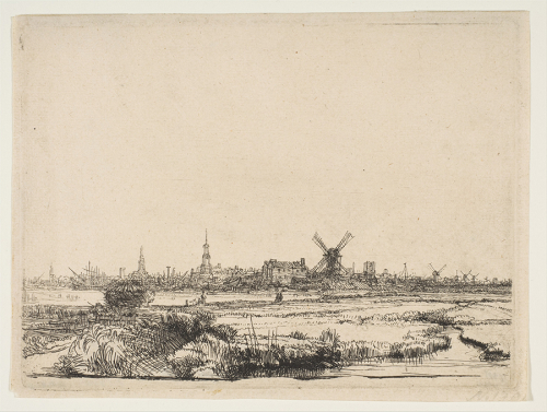 Rembrandt View of Amsterdam