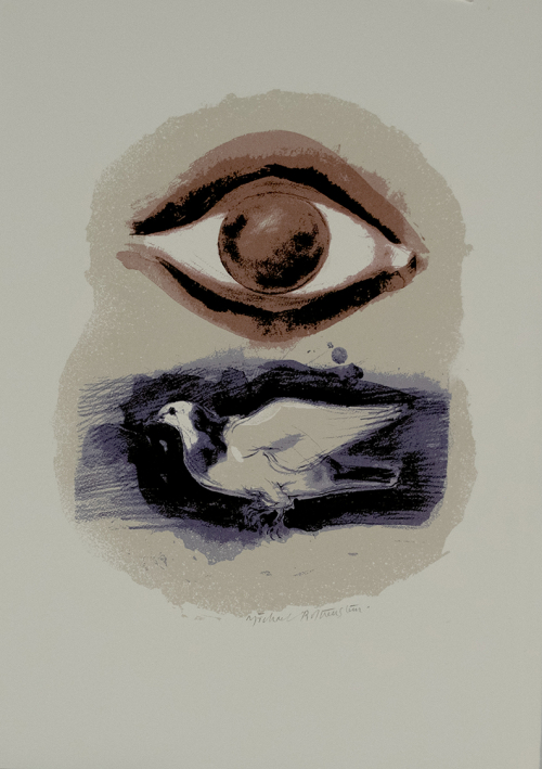 Rothenstein, Printmaking, Eye, Dove
