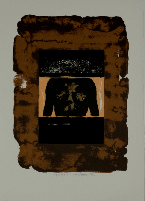 Rothenstein, Figure, Face, Browns, textural