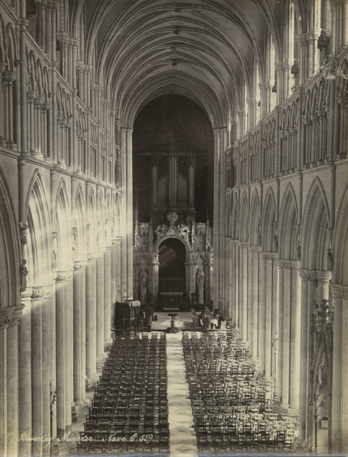 Interior of Beverly Minster church