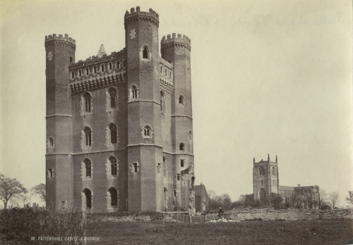 Exterior of castle and church