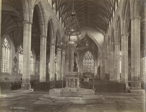 Interior of church