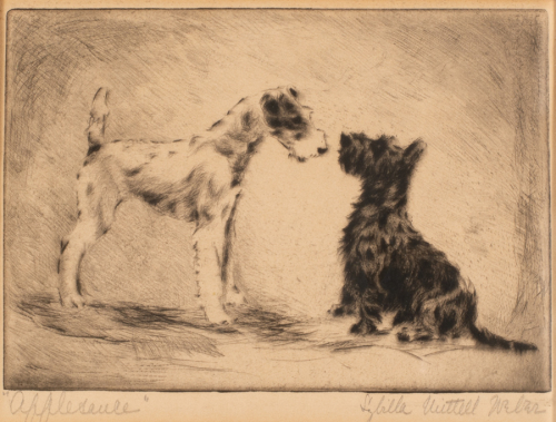 Print of two dogs