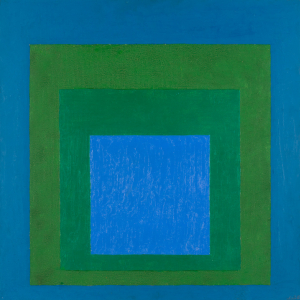 Albers' Homage to the Square: Blue Call