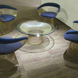 Platner's Coffee Table and Armchairs